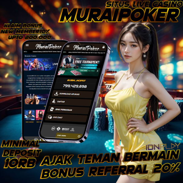 Muraipoker Situs Maxwin 2024: Peluang Terbaik di Dunia Slot Gacor dan Casino Online